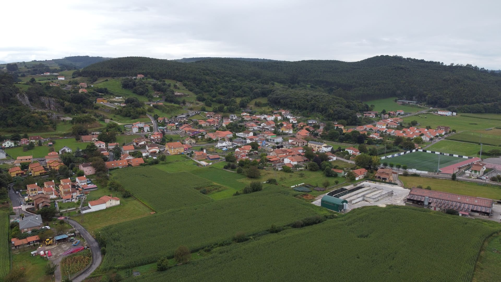 Vista panorámica de Escobedo de Camargo